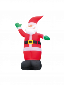 Père Noël géant avec gonflage automatique