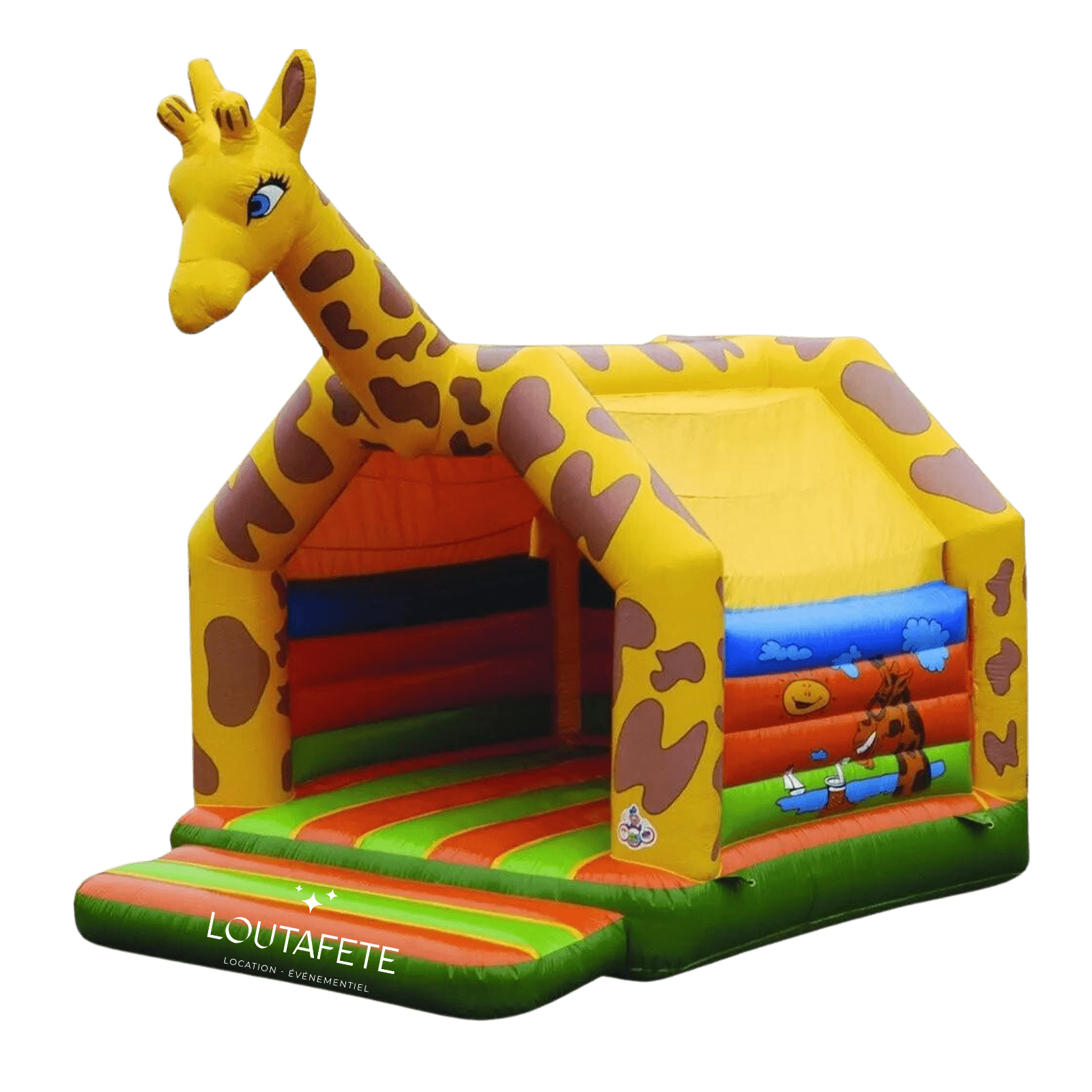 Peluche Girafe Géante ~ L'Atelier Festif Location